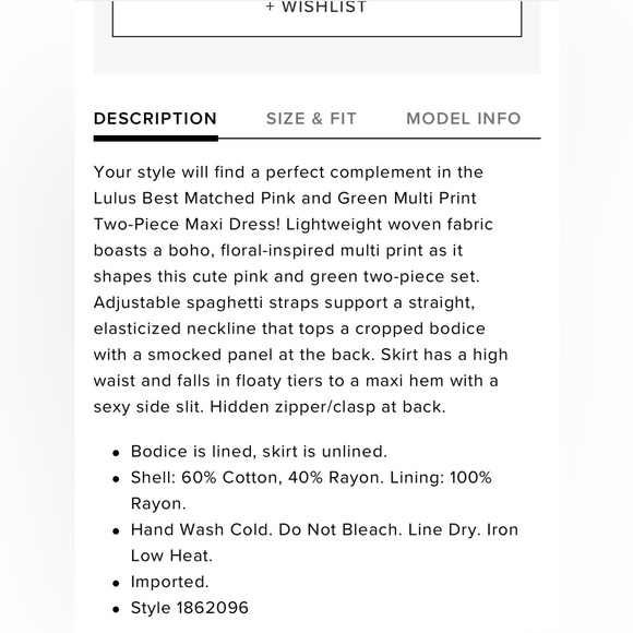 Lulu’s Best Matched Pink & Green Two-Piece Maxi Dress - Picture 6 of 14